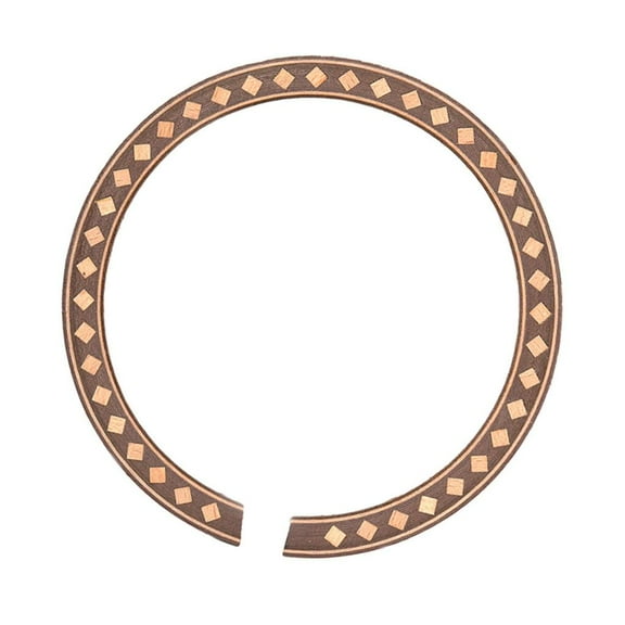 1 Piece Rosette Rosewood Soundhole Decals Inlay for Acoustic Folk Guitar, Made of Rosewood