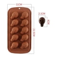 thumbnail image 2 of Halloween molde para hornear galletas chocolate mago sombrero cráneo bandeja de hielo DIY epoxi calabaza forma, 2 of 7