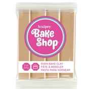 (8 pack) Sculpey Bake Shop Oven Bake Polymer Clay Tan 2 oz