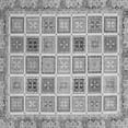thumbnail image 1 of Ahgly Company Indoor Square Oriental Gray Modern Area Rugs, 8' Square, 1 of 4