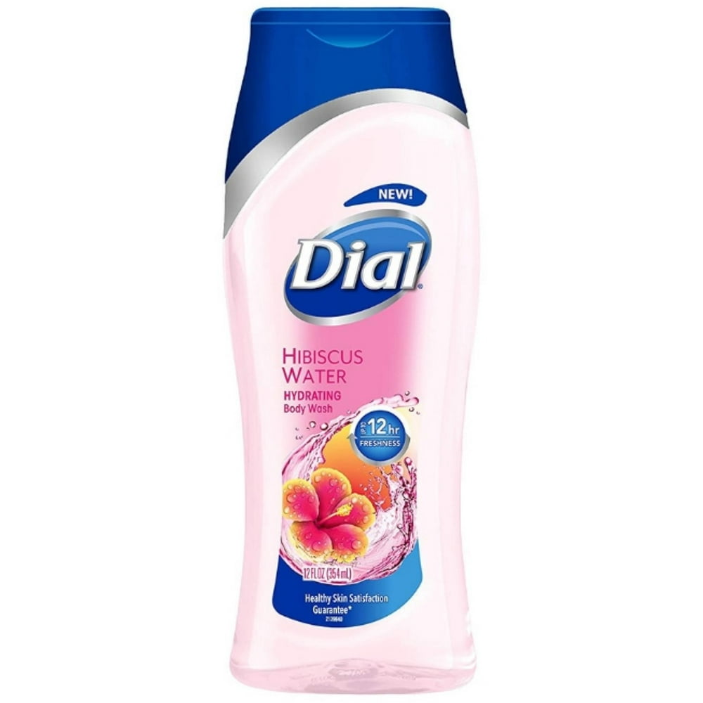 Dial Hydrating Body Wash, Hibiscus Water, 16 oz (Pack of 4) Walmart