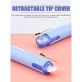 thumbnail image 3 of YSTIANN Correction Tape Pens 5-Pack, White 1/5" x 236" - Push-Pull Protective Design for Smooth Application, Instant-Dry Tape for School, Office & Homework (Refillable) AZ78-4216, 3 of 6