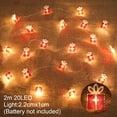 thumbnail image 3 of Guirnalda de Papá Noel, muñeco de nieve, luces, decoraciones navideñas para el hogar, adorno para árbol de Navidad 2022, regalos de decoración de Navidad Noel, Año Nuevo 2023, 3 of 5