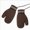 A58-Brown, variant on boobe One Size Kids Winter Warm Knit Mittens with Anti-Lost String Full Finger Gloves