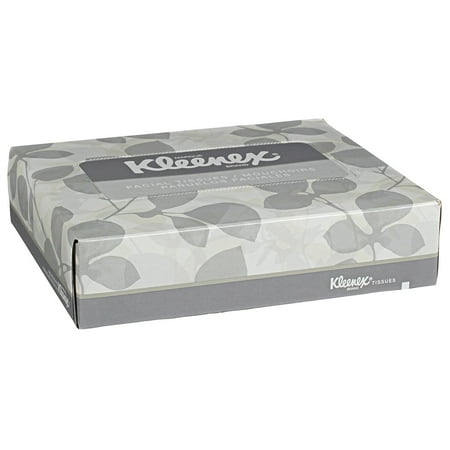 Kleenex Facial Tissue (21195), Flat Tissue Boxes, 80 Junior Boxes / Case, 40 Tissues / Box, Ship from America