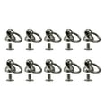 thumbnail image 1 of Unique Bargains 0.43-inch O-Ring Button Stud Rivets Screw Back Screws Rivet Dim Gray 10 Pcs, 1 of 5