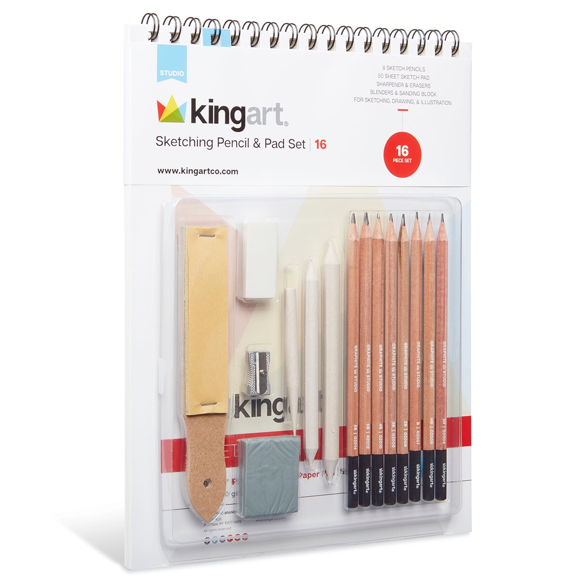 KING OF ARTIST5点セット Amazon.com: KINGART Drawing & Sketching ART PENCIL SET with Sketch
