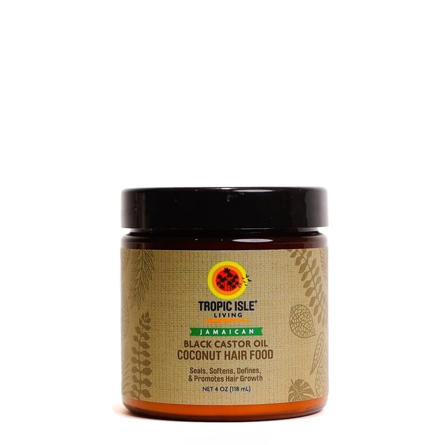 Alimento para el cabello Tropic Isle Living aceite de ricino negro coco 120 ml
