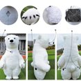 thumbnail image 5 of Disfraz inflable de panda gigante, disfraz de mascota de oso polar divertido para fiesta de disfraces de cosplay, disfraz de mascota inflable de peluche, 5 of 5