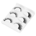 thumbnail image 4 of Juego de 3 pares de pestañas postizas de maquillaje tridimensional, juego de pestañas postizas largas y densas, 4 of 8