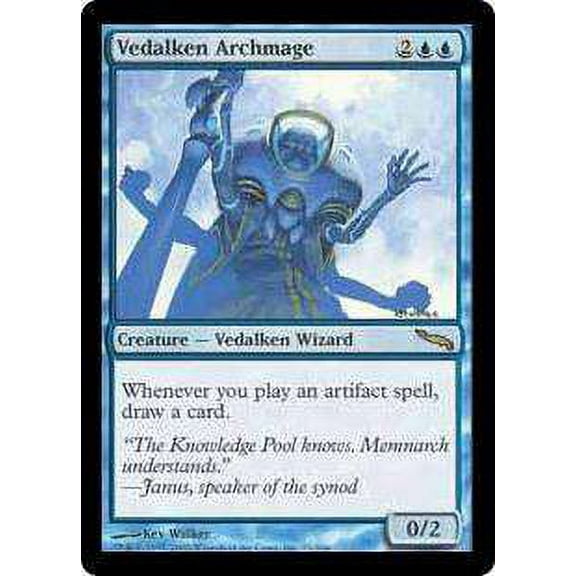 MtG Mirrodin Rare Vedalken Archmage #55