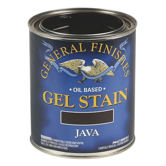 General Finishes Java Gel Stain, Pint