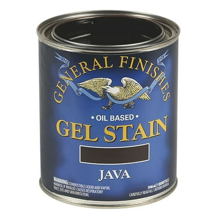General Finishes, Java Gel Stain, Pint (Best Gel Stain For Cabinets)