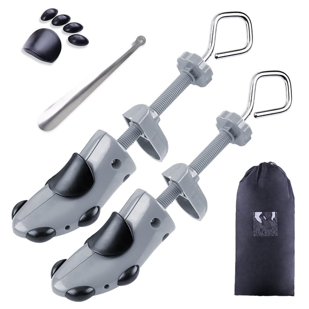 cyrico Ensanchador de Zapatos Hombres Expansor de Zapatos de 4 vías Ensanchador Forma de árbol de Zapatos para pies Anchos