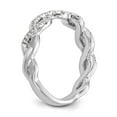 thumbnail image 6 of 14K White Gold Ring Band Wedding Diamond, Lab Grown Round, Size 7, 6 of 7