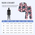 thumbnail image 3 of KLL Rose Flowers Sleepwear Mens Flannel Pajamas,Long Cotton Pj Set, 3 of 7