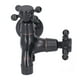 thumbnail image 1 of Grifo retro europeo Jadeshay Cobre montaje en pared grifo frío y caliente para lavabo de baño, 1 of 8