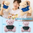 thumbnail image 4 of Teddy Bear Personalized Plush Toys, Customized Gifts Stuffed Bear with Text+Photo as Gift on Christmas Birthday (10 IN-Text+Photo), 4 of 6