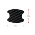 thumbnail image 3 of 4PCS Car Door Handle Sticker Carbon Fiber Anti-Scratches Protective Films Door Side Paint Protection Car Door Handle Cup Protector Films, 3 of 8