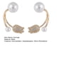thumbnail image 4 of 1 Par De Aretes Hipoalergénicos Para Mujer Joyería Coreana Luz Pendientes Geométricos, 4 of 4