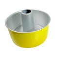 thumbnail image 3 of Molde para pastel Angel Food, redondo, antiadherente, con base desmontable y hueco. Amarillo, 3 of 9