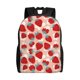 thumbnail image 1 of Fotbe Red Strawberry Mochila de Viaje para Laptop, Mochila Ejecutiva Delgada y Resistente 15.6", 1 of 8