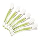 thumbnail image 5 of 6 uds pinzas para peinar el cabello ABS profesionales previenen las horquillas de corte de pelo antideslizantes para maquillaje de salón blanco + verde, 5 of 12