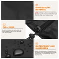 thumbnail image 3 of Uxcell 1Set Telescope Cover,59 x 33 x 165 Inch Waterproof Telescope Cover Outdoor Against Sun Dust Protective for Indoor or Outdoor Use, Black + Silver, 3 of 6