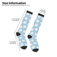 thumbnail image 5 of Fotbe Cartoon Sushi print Women's Men's Novelty Crew Socks Cotton Socks Knee High Socks for Walking,Running,Nurses,Pregnancy, 5 of 9
