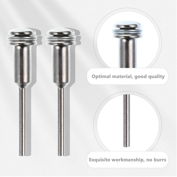 AURARMLET 20Pcs Wear Resistant Metal Rods for Crafts and Power Rotary Tools Accessories 1.97x0.39x0.12in