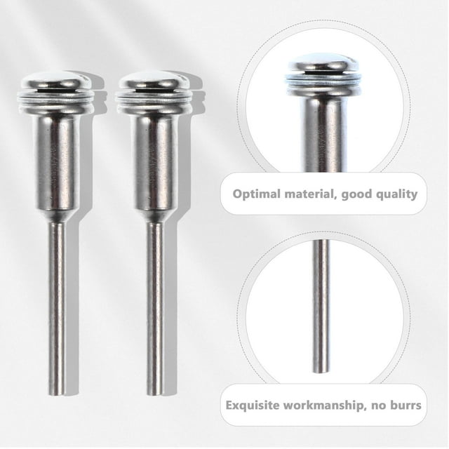 KONTONTY Practical Sturdy Screw Rods For Buffing Lightweight Fixing Rods For Nail Drill Accessories
