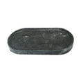 thumbnail image 5 of Benjara Decorative Oval Tray- Green Marble- Unique Veining Pattern- 14 Inch, 5 of 5