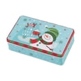 thumbnail image 2 of AMLESO Christmas Tin Box Gift Box Cute Case for Christmas Party Favor Holiday Snowman, 2 of 8