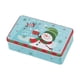 thumbnail image 2 of Caja de hojalata navideña, caja de regalo, adorno, contenedor para refrigerios, linda decoración para galletas Muñeco de nieve, 2 of 9