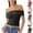 Beige, variant on CHUMUD Off the Shoulder Tops for Women Going Out Short Sleeve Crop Top Cute Y2K Trendy Basic Clothes