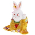 thumbnail image 1 of Adornos de conejos japoneses coloridos adornos de regalo boda de la Sunnimix Decoración del hogar del conejo japonés, 1 of 7
