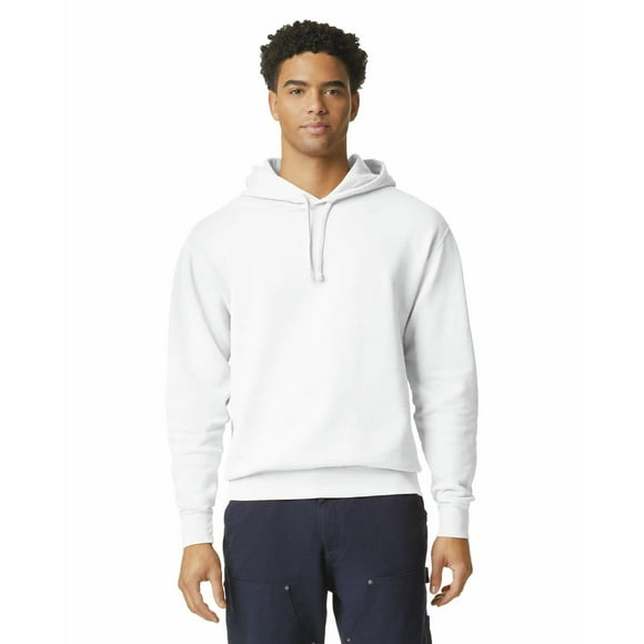 Comfort Colors Lightweight Cotton Hoodie Sweatshirt, Style G1467, White, Small