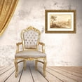 thumbnail image 3 of Anton Maria Zanetti the Elder 24x18 Gold Ornate Framed and Double Matted Museum Art Print Titled - Landscape with a Town by a River (1680-1767), 3 of 4