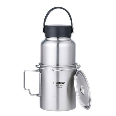 

Stainless Steel Water Bottle Leakproof Sports Bottle Water Cup Hanging Pot