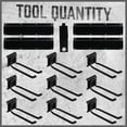 thumbnail image 3 of 64-Inch Heavy Duty Garage Organization Rack, 14 Packs Max Load 600LB, 4 Packs Rails and 9 Adjustable Hooks, Tool Organizer Rack with Heavy Double Hooks Tracks, 3 of 8