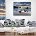 thumbnail image 4 of Designart Beautiful Porthcothan Bay - Seashore Throw Pillow - 12x20, 4 of 5