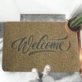 thumbnail image 1 of Welcome Doormat Welcome Doormat Polyester Fiber Welcome Mat Outdoor Rug Non Slip Entryway Indoor Outdoors Mats, 1 of 8