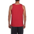 thumbnail image 2 of Gildan - Camiseta básica de tirantes Softstyle® para hombre - Verano/Ejercicio/Gym (Rojo), 2 of 2