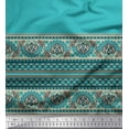 thumbnail image 2 of Soimoi Polyester Crepe Fabric Dot & Swirl Panel Decor Fabric Printed Yard 52 Inch Wide, 2 of 3