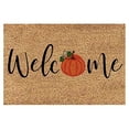 thumbnail image 2 of yulier Door Mat Fall Decor Pumpkins Pattern Doormat Welcome Mat for Front Door, Thanksgiving Halloween Decorations, 16 x 24 In, 2 of 4