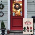 thumbnail image 3 of Merry Christmas Gnomes Garden Flag 12x18 Inch Double Sided, Buffalo Plaid Check and Polka Dots Snowflake Vertical Small Banner for Winter Seasonal Holiday Home Outside Yard Farmhouse Decoration, 3 of 6