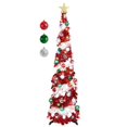 thumbnail image 1 of Árbol de Navidad SINTENILL desplegable de 5 pies con temporizador, luces y adornos, 1 of 9