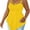 Yellow, variant on LapaPlus Summer Tank Top for Women Plus Size Loose Flowy Chest Pleated Bow Fashion Camisole