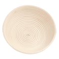thumbnail image 1 of Cesta de corrección de pan redonda Cuenco para leudar pasta hecho a mano Cesta de pan de panaderos profesionales Color madera, 1 of 5