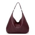 thumbnail image 1 of ZHAOCHENG Bolso bandolera tipo hobo con cremallera, bolso de hombro de gran capacidad, bolso de compras para mujeres, niñas, trabajo, escuela -4, 1 of 4